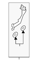 97761P2000 - HVAC: Front AC Tube for Hyundai Image