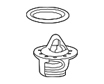 131197 - Belts &amp; Cooling: ACDelcoâ„¢ Engine Coolant Thermostat for GM Image image