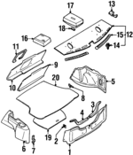 281741E410 - : Speaker Grille for Nissan: Altima Image