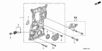 90021PNA000 - Engine: BOLT, SPECIAL (6X33.6) for Acura Image