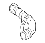 11537505228 - Cooling System: Upper Hose for BMW: 540i, 740i, 740iL Image