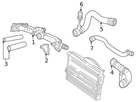 Hoses & Pipes for 2001 BMW 540i #0