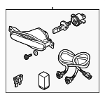 8622839 - Electrical: Fog Lamp Assembly for Volvo: V70, XC70 Image