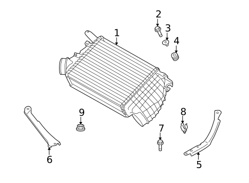 Intercooler for 2011 Subaru Legacy #0