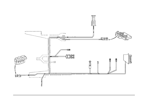 Cable Harness Automobile Telephone for 2006 Mercedes-Benz CL500 #1