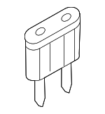 61136917400 - Electrical: Mini Fuse for BMW: 1 Series M, 128i, 135i, 135is, 228 xDrive Gran Coupe, 320i, 320i xDrive, 325i, 325xi, 328d, 328d xDrive, 328i, 328i GT xDrive, 328i xDrive, 328xi, 330e, 330i, 330i GT xDrive, 330i xDrive, 330xi, 335d, 335i, 335i GT xDrive, 335i xDrive, 335is, 335xi, 340i, 340i GT xDrive, 340i xDrive, 428i, 428i Gran Coupe, 428i xDrive, 428i xDrive Gran Coupe, 430i, 430i Gran Coupe, 430i xDrive, 430i xDrive Gran Coupe, 435i, 435i Gran Coupe, 435i xDrive, 435i xDrive Gran Coupe, 440i, 440i Gran Coupe, 440i xDrive, 440i xDrive Gran Coupe, ActiveHybrid 3, i3, i3s, i8, M3, M4, X1, X3 Image