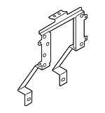 61149210701 - Electrical: Fuse &amp; Relay Box Bracket for BMW: 1 Series M, 128i, 135i, 135is, 325i, 325xi, 328i, 328i xDrive, 328xi, 330i, 330xi, 335d, 335i, 335i xDrive, 335is, 335xi, M3, X1 Image