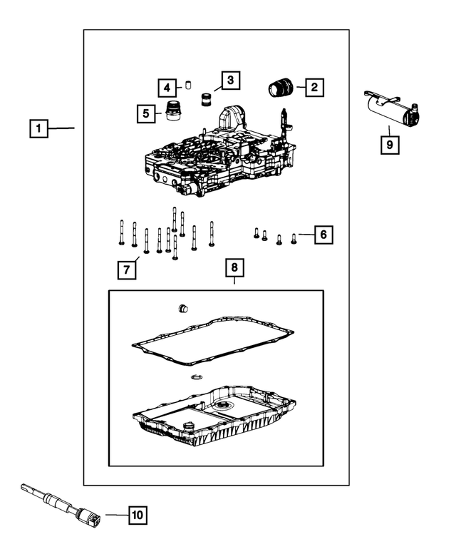68552672AB - Transmission: Transmission Valve Body Kit for Jeep: Grand Cherokee, Grand Cherokee L Image