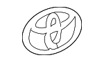 9097502148 - Body: Emblem for Toyota: GR Corolla Image