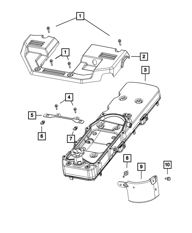 5017782AA - Engine: Clip-on Nut for Mopar Image image