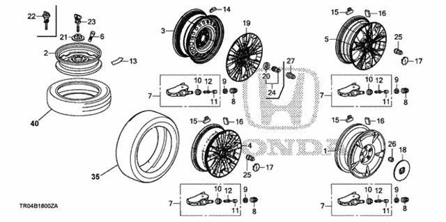 Wheel Disk (KA/KL) for 2012 Honda Civic #0