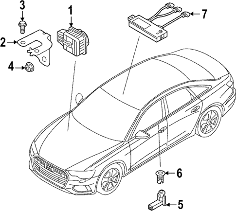 Alarm System for 2022 Audi RS7 Sportback #0