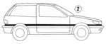4636490 - Body: Stripe Tape for Mopar Image