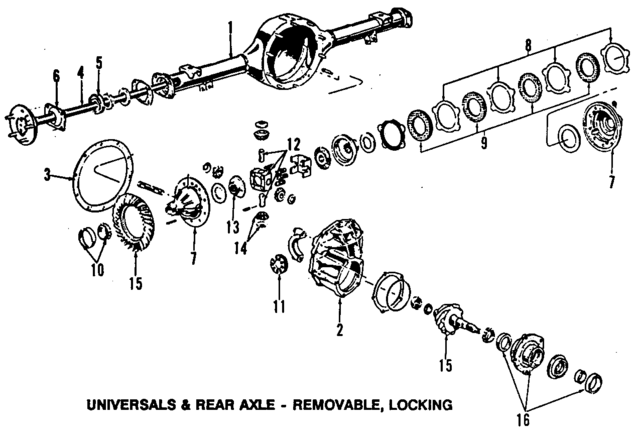 B7AZ4067A - Universals &amp; Rear Axle: Adjuster for Ford: Bronco, E-150 Econoline, E-250 Econoline, E-350 Econoline, F-150, F-250, F-350 Image