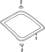 8972517511 - : Glass Assembly for Honda: Passport Image