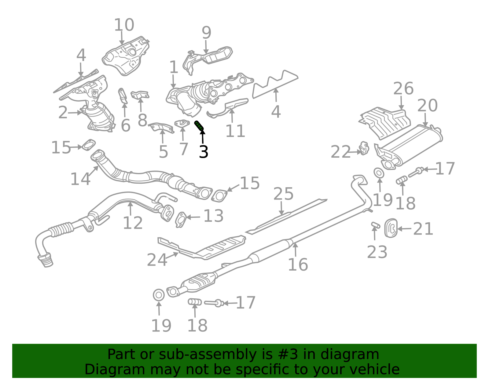 2004-2020 Mitsubishi Mnfd W/Converter Stud MN128657 | MitsubishiParts.com