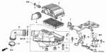 91405PG7003 - Electrical/Exhaust/Heater/Fuel: CLIP, HOSE (D13) for Honda Image