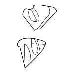 686401GR0A - Body: Glove Box Door Striker for Nissan: Murano Image