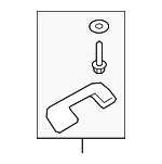 85340M0200TRY - Body: Pull Handle for Hyundai: Kona, Kona Electric, Kona N Image