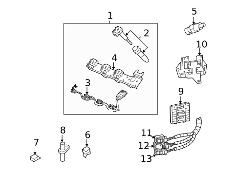 Sensors for 2005 Cadillac XLR #1