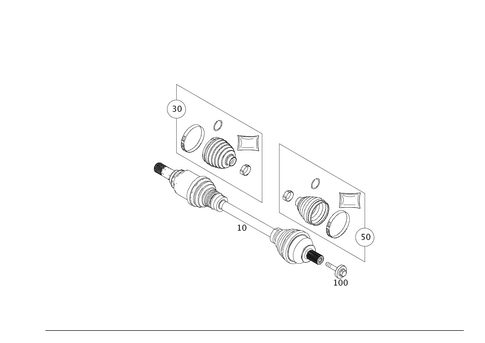 Axle Shaft for 2009 Smart Fortwo #0