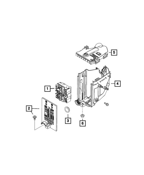 Power Distribution, Fuse Block, Junction Block, Relays and Fuses for 2017 Jeep Compass #0