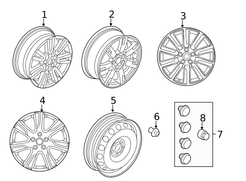 Wheels for 2010 Land Rover LR4 #1