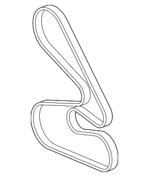 2005-2011 Honda BELT, POWER STEERING PUMP (Serpentine Belt) 56992-R70 ...