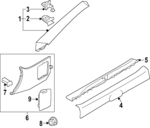 769B06GP0A - : 2023-2025 Nissan Z - Scuff Plate for Nissan: Z Image