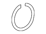 9052180003 - Brakes: Bearing Snap Ring for Toyota Image