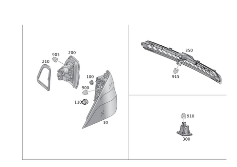 Rear Illumination for 2016 Mercedes-Benz GLE550e #0