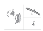 1669065601 - Electrical System: Rear Lamp Combination for Mercedes-Benz Image