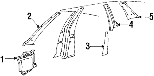 447867265A5DF - Body: Kick Panel for Audi Image