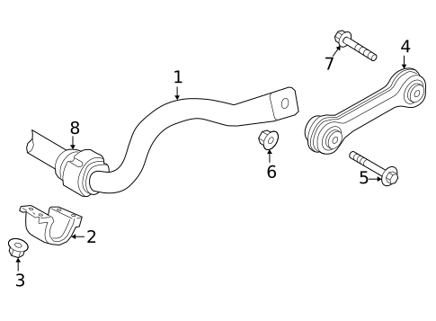 Stabilizer Bar & Components for 2025 Audi S7 Sportback #0