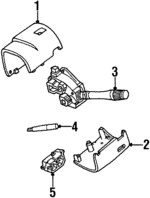 F8OZ3530CA - Steering: Upper Cover for Lincoln: Continental Image