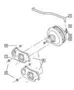 52128730AA - : Brake Booster Bracket, Mounting for Mopar Image