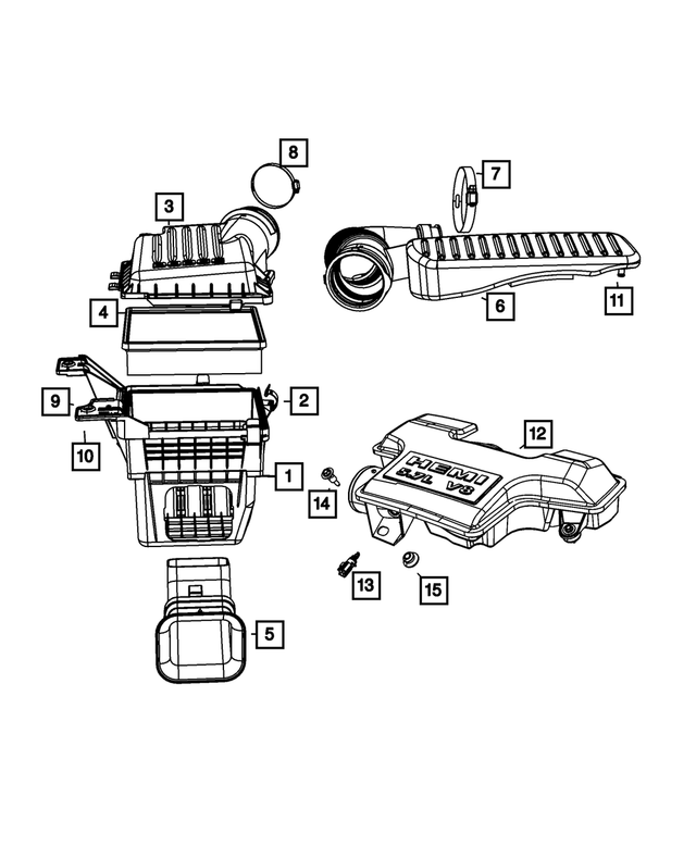 53032463BC - Fuel: Throttle Body Resonator for Mopar Image image