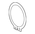 9009907114 - HVAC: Clutch &amp; Pulley Snap Ring for Toyota Image image