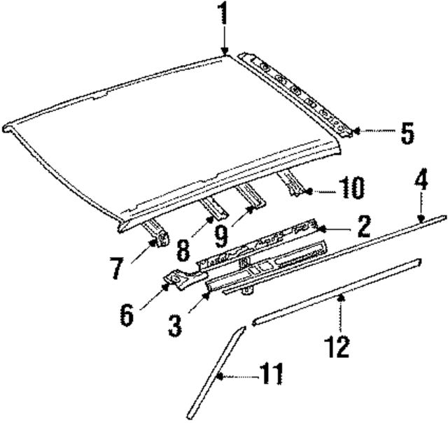 7633117E00 - : Side Rail for Nissan Image