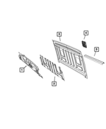 68525515AA - Body Sheet Metal Except Doors: Cab Back Panel for Dodge: Ram 1500, Ram 2500, Ram 3500 | Ram: 1500, 1500 Classic, 2500, 3500 Image