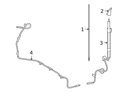 Antenna & Radio for 2005 Ford Escape #0