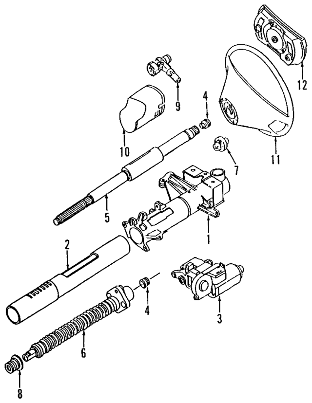 1244602716 - Steering: Jacket for Mercedes-Benz Image