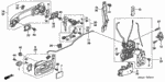 90103S7S003 - Body/Air Conditioning: SCREW, FLAT (6X18.5) for Honda Image