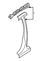 51429FE070 - Body: Center Pillar for Subaru: Impreza Image