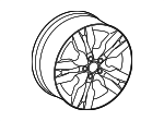 4F0601025AT - : Wheel, Alloy for Audi: A6, A6 Quattro, S6 Image