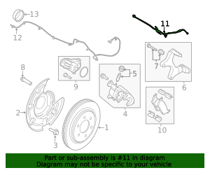 Motorcraft Rear Speed Sensor BRAB-412 | OEM Parts Online