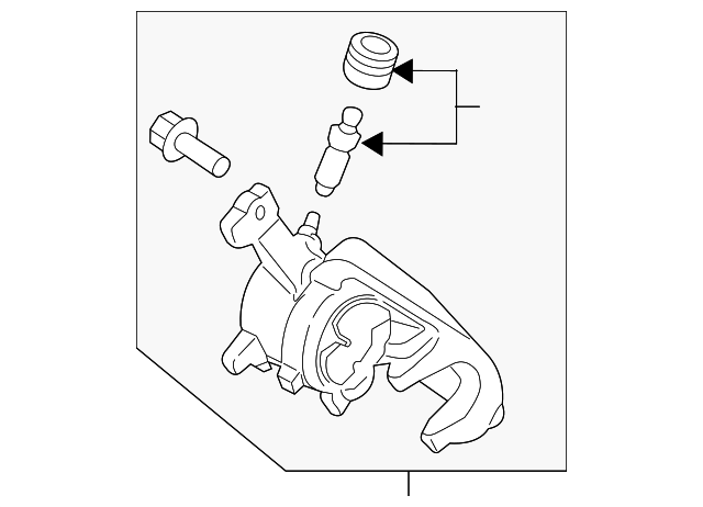 JL3Z-2552-D - Disc Brake Caliper - 2018-2020 Ford F-150 | Lasco Auto Parts