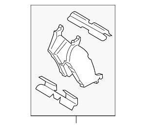 Motorcraft BRF1539 Pastiglie Freno - Sicurezza E Durata, Made In USA, Confezione 14,6 X 6,7 Cm