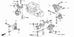 90167S5A010 - Body/Air Conditioning: BOLT, FLANGE (12X88) for Honda Image