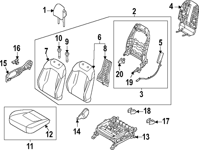 88260P1010FG5 - : Cushion Cover for Kia Image